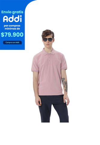 Camisa Polo Para Hombre Youngpolo Rosada Totto