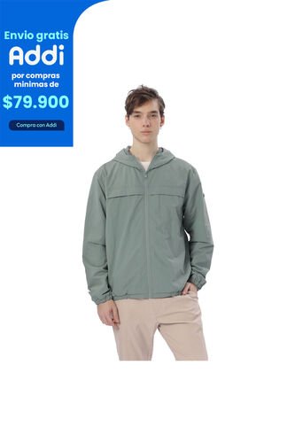 Chaqueta Casual Para Hombre Ice Solid Verde Totto