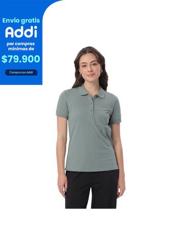 Camisa Polo Para Mujer Masara Verde Totto