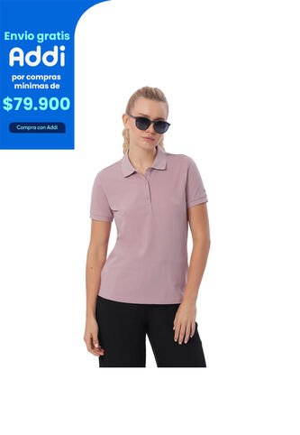 Camisa Polo Para Mujer Masara Rosada Totto