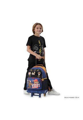 Maleta Para Niño Con Ruedas Toy Story Woody Grande Azul