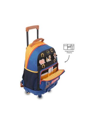 Maleta Para Niño Con Ruedas Toy Story Woody Grande Azul