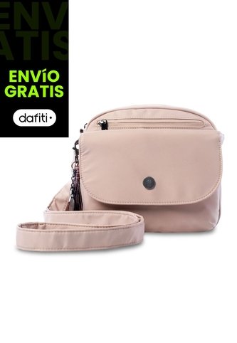 Bolso Para Mujer Corneana Tipo Crossbody Pequeño Beige Totto