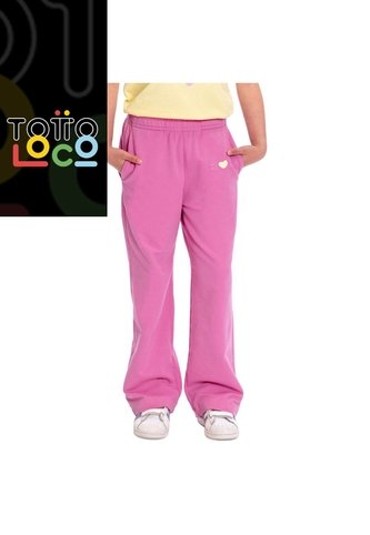Pantalón Sudadera Para Niña Selva Color Rosado Totto