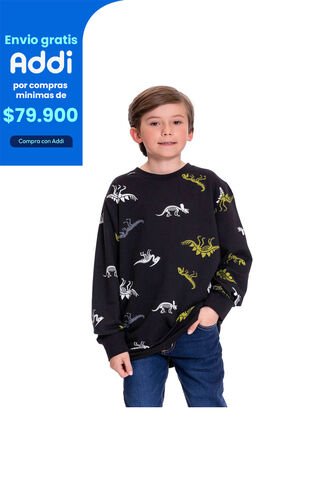 Buzo Para Niño Viterbo Color Negro Totto