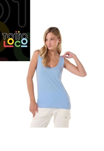 Top Para Mujer Guacamaya Azul Totto
