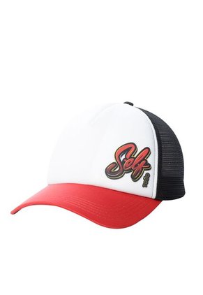 Gorra Camionera Atlasy Color Blanca/Roja