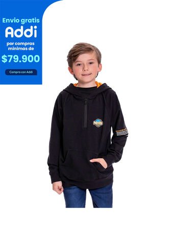 Buzo Para Niño Fede Color Negro Totto