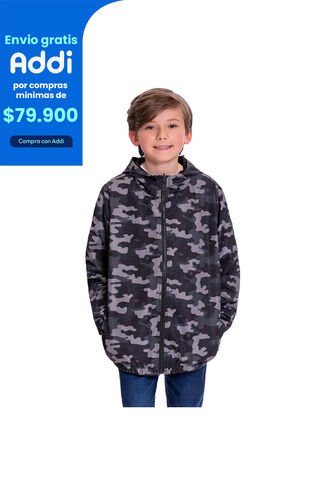 Chaqueta Para Niño Valerio Ligera Color Gris Totto