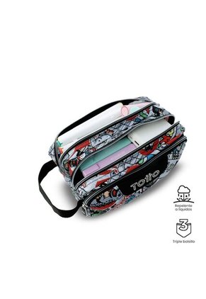 Cartuchera Multiuso Agapec Grande Gris Hombre