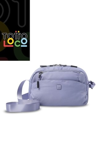 Bolso Para Mujer Roxanne Tipo Crossbody Pequeño Morado Totto