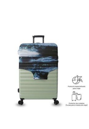 Forro Para Maletas De Viaje Apront Azul Grande