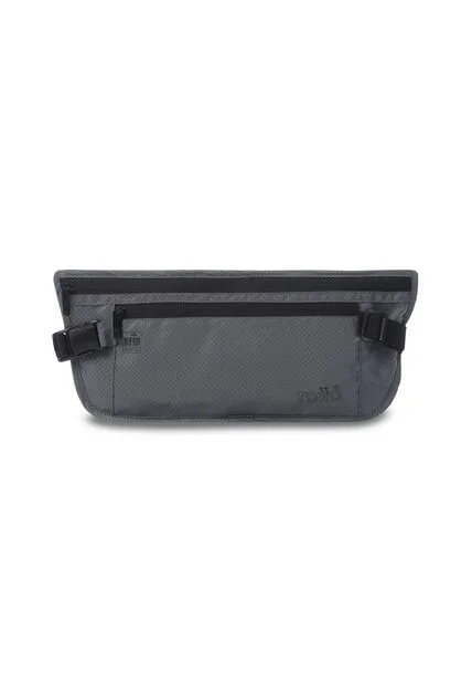 Canguro Invisible De Viaje Security Con RFID Blocker Gris