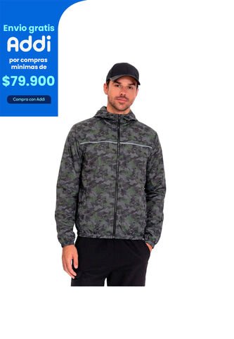 Chaqueta Para Hombre Casual Mosculer Liviana Verde Totto