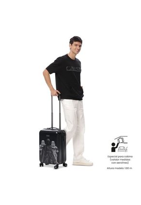Maleta De Cabina 360 Star Wars Dark Side 10 Kilos Negro