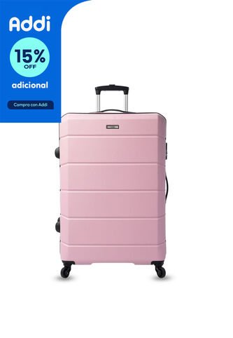 Maleta De Viaje Grande 23 Kilos 360 Rayatta Rosada Totto