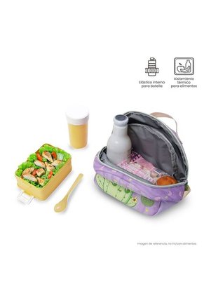 Lonchera Térmica Para Niña Kacty Mediano Morada