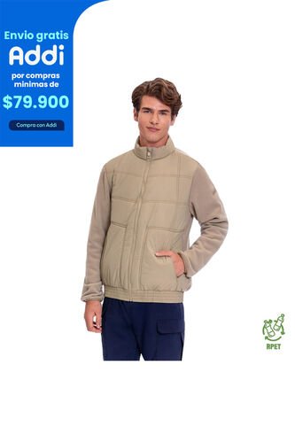 Chaqueta Acolchada Para Hombre Jetty Beige Totto