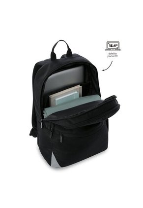 Morral Universitario Koji Porta PC 15.4" Negro Unisex