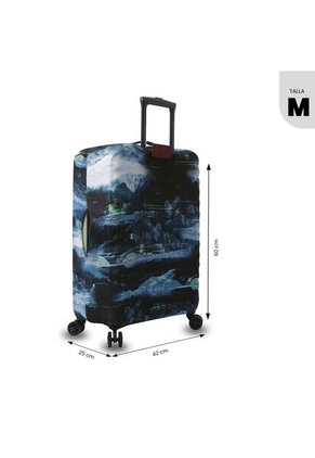 Forro Para Maletas De Viaje Apront Azul Mediana