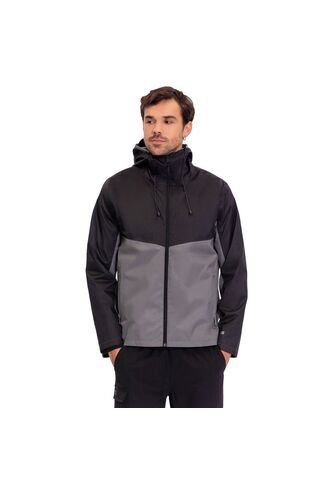 Chaqueta Impermeable Para Hombre Seal Negra Totto