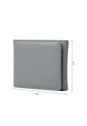 Billetera Ermatto Con RFID Blocker Gris