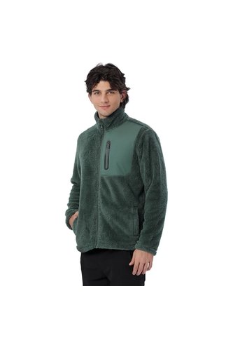 Buzo Para Hombre Marquez Sherpa Cuello Alto Verde Totto