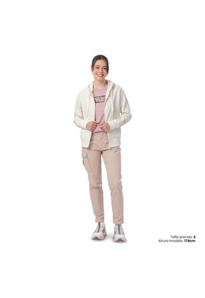 Buzo Deportivo Para Mujer Haily 2.0 Blanco