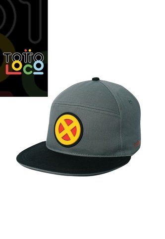 Gorra Plana Para Hombre X-men Wolverine Gris Totto