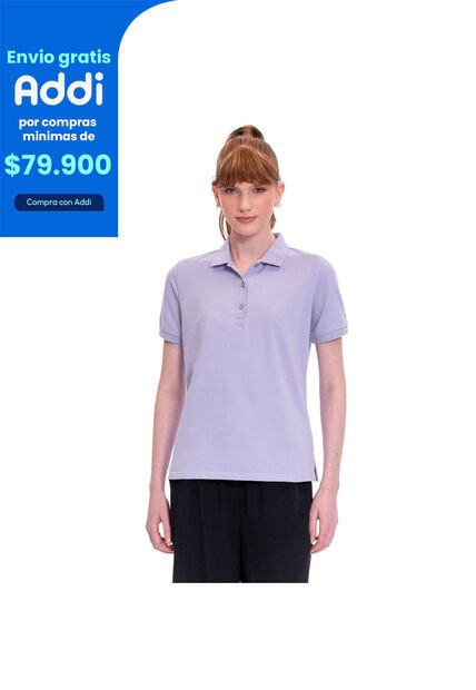 Camisa Polo Para Mujer Chechi Morada