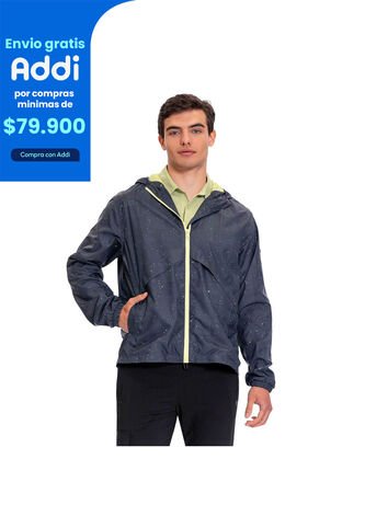 Chaqueta Para Hombre Casual Ice Print 2.0 Azul Totto