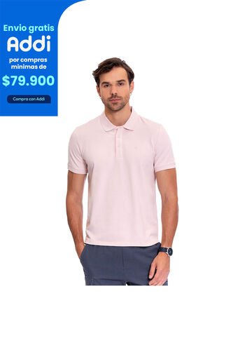 Camisa Polo Para Hombre Youngpolo Rosada Totto
