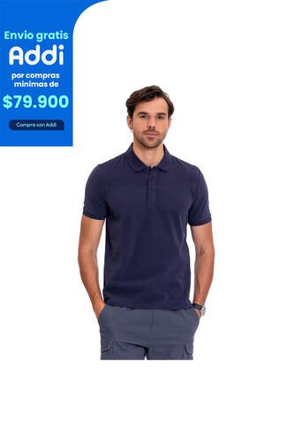 Camisa Polo Para Hombre Youngpolo Azul Totto
