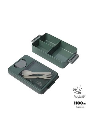 Portacomidas Kiuby Verde