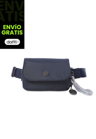 Riñonera Mujer Corneana Mediana Color Azul Totto