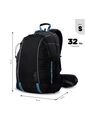 Morral Outdoor Summit 32 Pequeño Negro de Totto