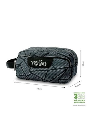 Cartuchera Multiuso Agapec Grande Gris Hombre