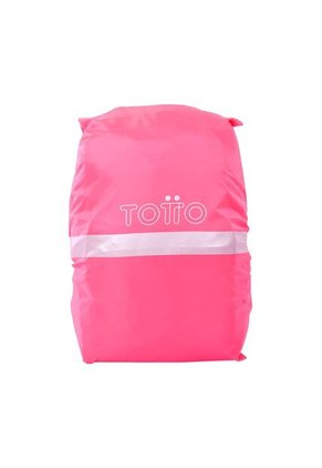 Forro Impermeable Rain Cover Plegable Para Maleta Rosado