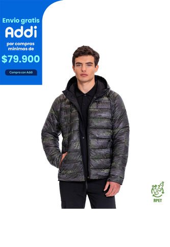 Chaqueta Acolchada Para Hombre Poma Negra Totto