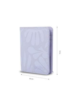 Billetera Mujer Texture Pequeña Con RFID Blocker Morada