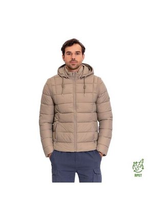 Chaqueta Acolchada Para Hombre Atlantida 2 En 1 Beige