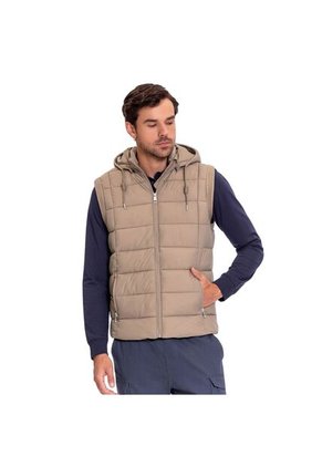 Chaqueta Acolchada Para Hombre Atlantida 2 En 1 Beige