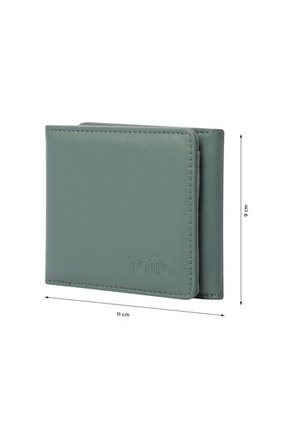 Billetera Ermatto Con RFID Blocker Verde