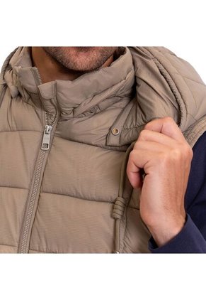 Chaqueta Acolchada Para Hombre Atlantida 2 En 1 Beige