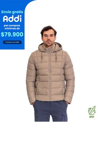 Chaqueta Acolchada Para Hombre Atlantida 2 En 1 Beige Totto