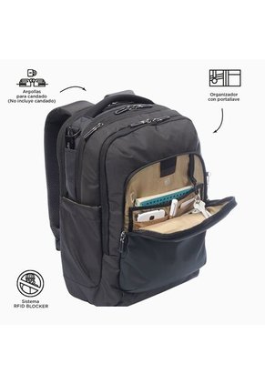 Morral Ejecutivo Porta PC 16" Gtx 2.0 Negro Hombre