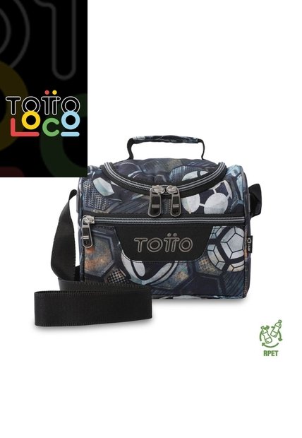 Lonchera Térmica Para Hombre Pizarra Mediana Negra