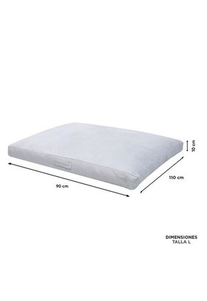 Cama Para Perro Zeus L Color Gris