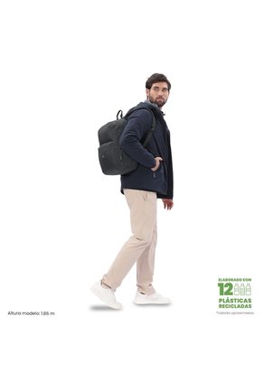 Morral Mochila Trik M Porta Pc 14'' Unisex Gris Totto