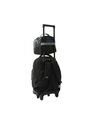 Combo Escolar Niño X3 Morral +Lonchera+Multiuso Helmet Racer Negro de Totto